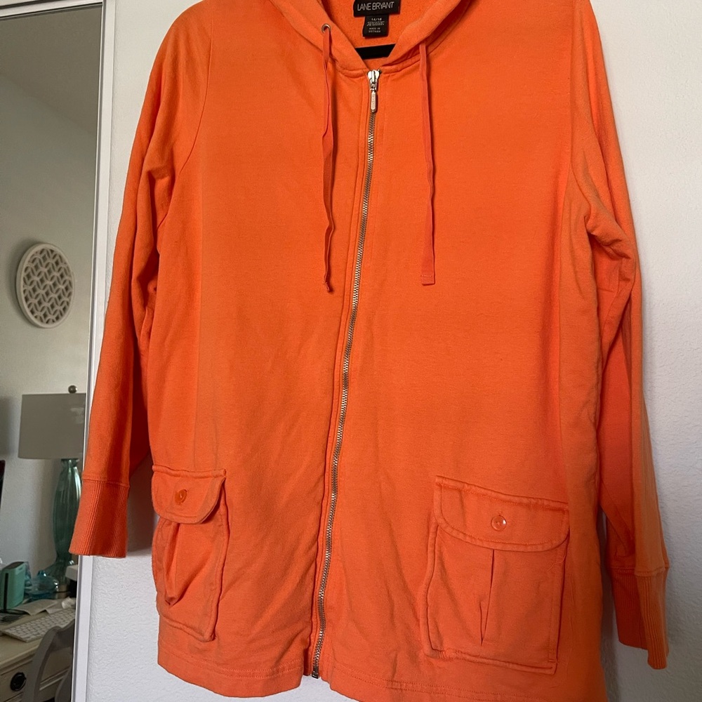 Lane Bryant Orange Jacket